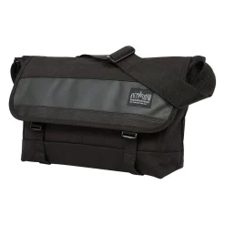 Fabric/Vinyl Casual Messenger Bag, Black (1661-BL BLK)<Manhattan Portage Online