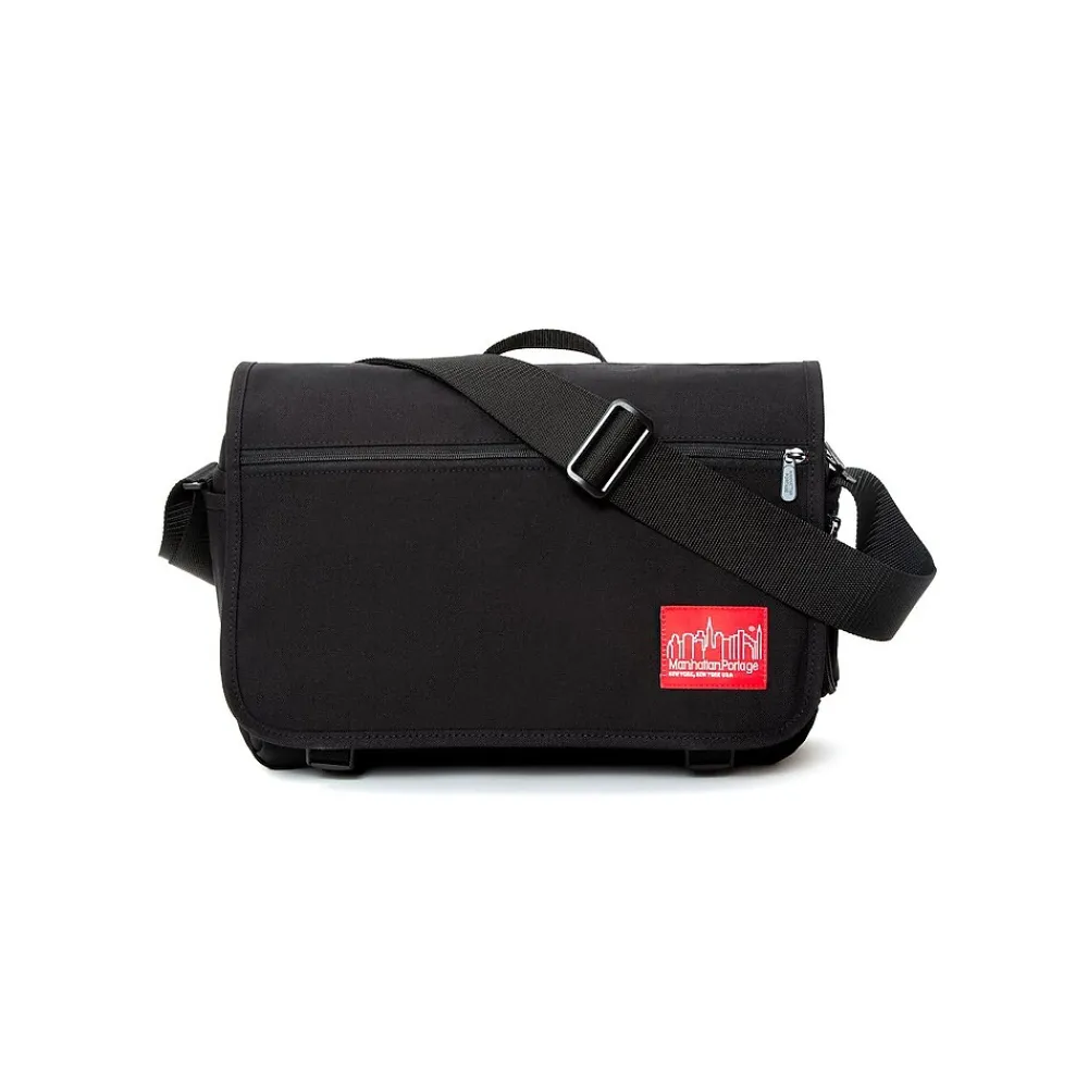 Red Label Delancey Fabric Casual Messenger Bag, Black (1467 BLK)<Manhattan Portage Online