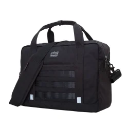 Laptop Bags|Manhattan Portage Yorkville 15" Fabric Laptop Bag, Black (1628-BL BLK)