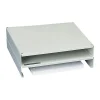 Best Martin Yale Mead-Hatcher Stackable Monitor Riser, Gray/Silver (21202)