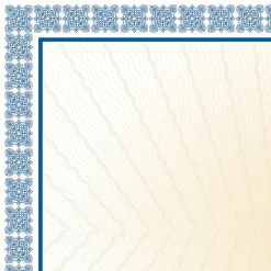Awards & Certificates*Masterpiece Studios Certificates, 8.5" x 11", Westminster Blue, 100/Pack (961032)