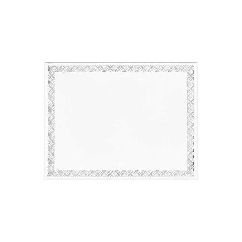 Awards & Certificates*Masterpiece Studios Certificates, 8.5" x 11", Silver, 15/Pack (963027S)