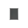 Bulletin*MasterVision ® Slim-Line Enclosed Fabric Bulletin Board, Gray, 38" X 28" X 1 3/8" (VT630103690)
