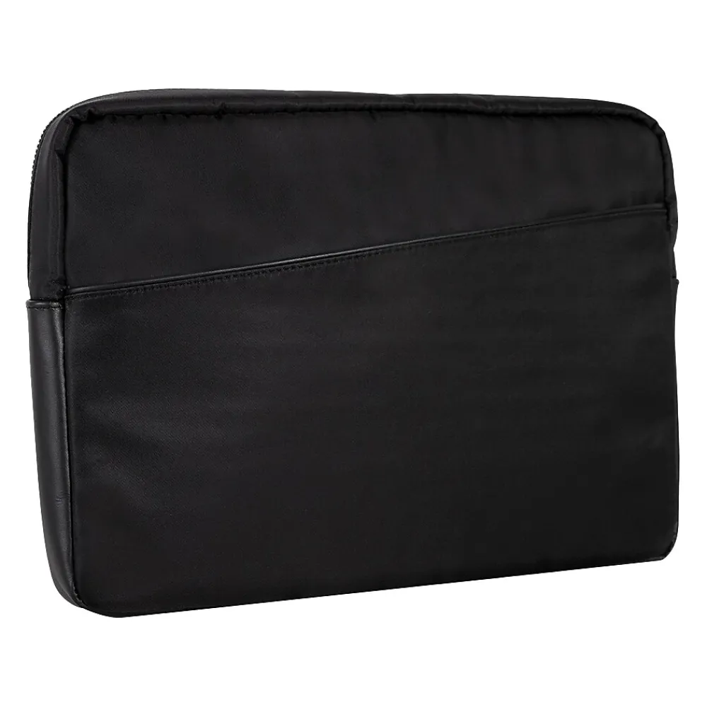 N Series CRESCENT Nylon Laptop Sleeve for 14" Laptops, Black (18335)<McKlein Online