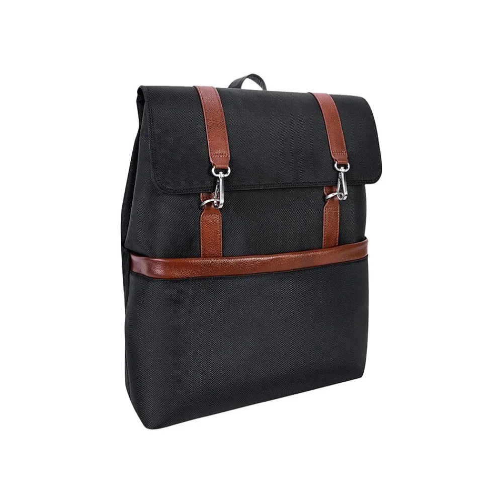 U Series Element Laptop Backpack, Black Nylon (78475)<McKlein Discount
