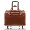 WILLOWBROOK W Series Laptop Briefcase, Brown Genuine Leather (94984)<McKlein Best
