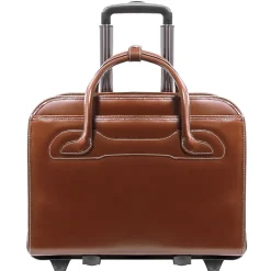 WILLOWBROOK W Series Laptop Briefcase, Brown Genuine Leather (94984)<McKlein Best