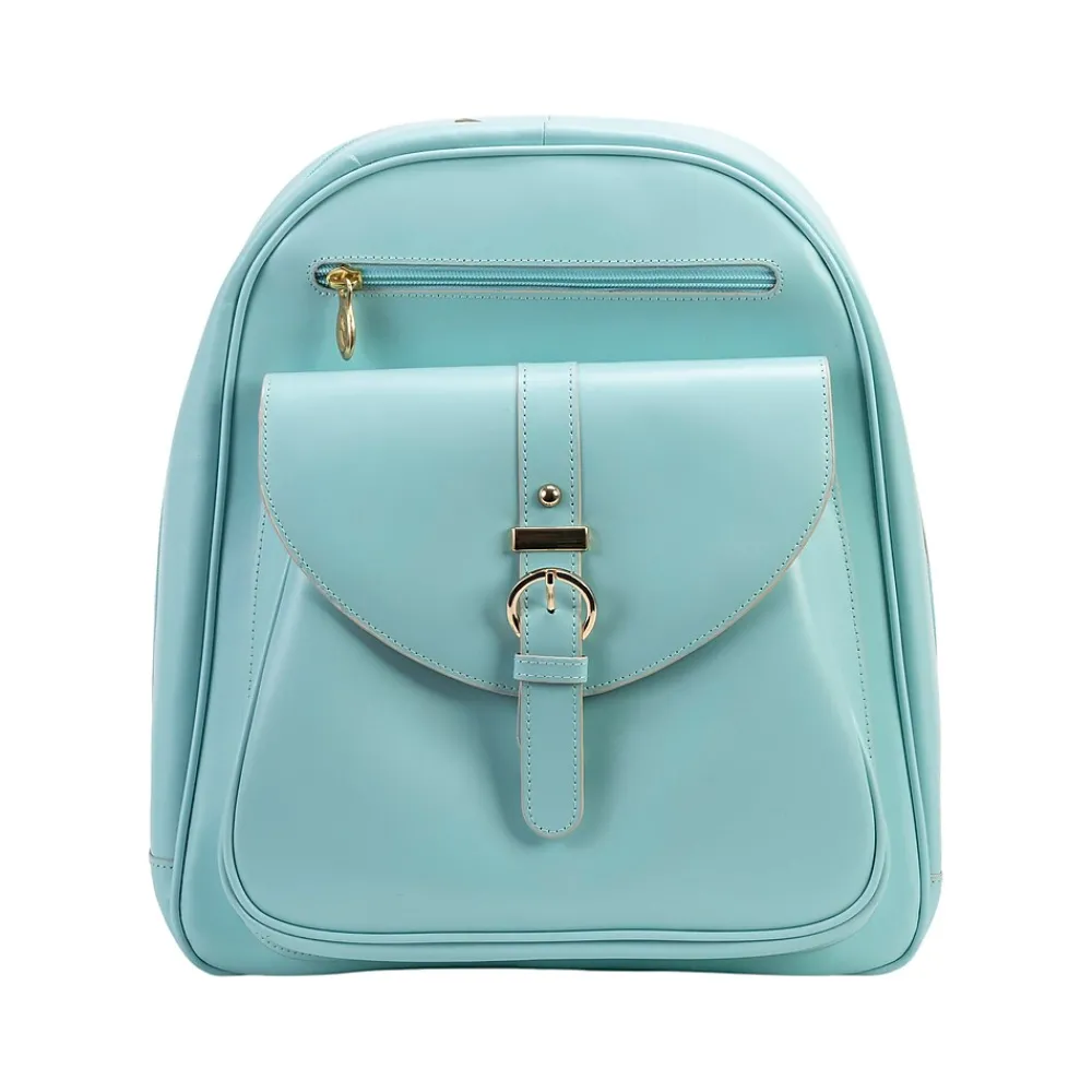 McKlein USA MOLINE Business Laptop/Tablet Backpack, Aqua Blue (99668)
