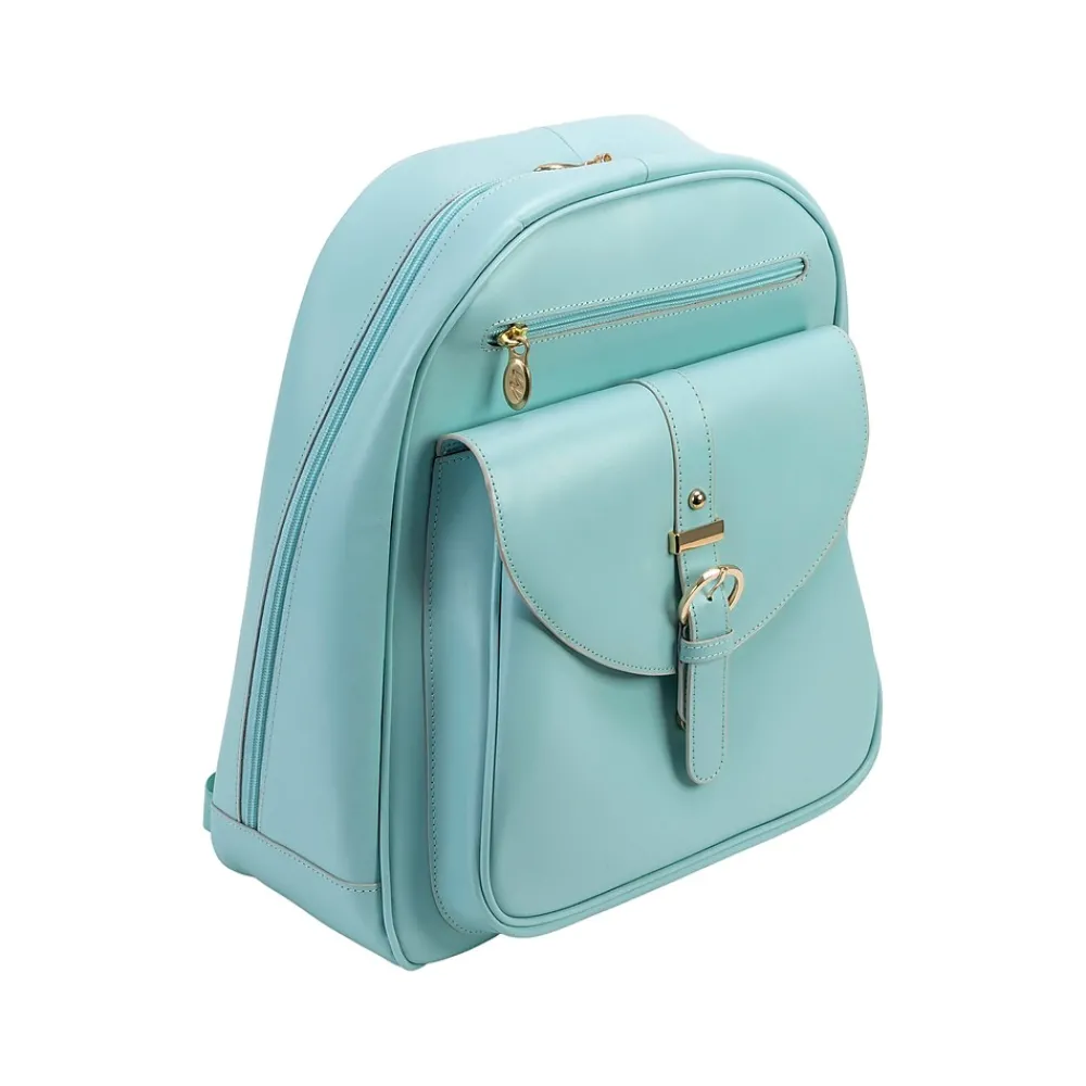 McKlein USA MOLINE Business Laptop/Tablet Backpack, Aqua Blue (99668)