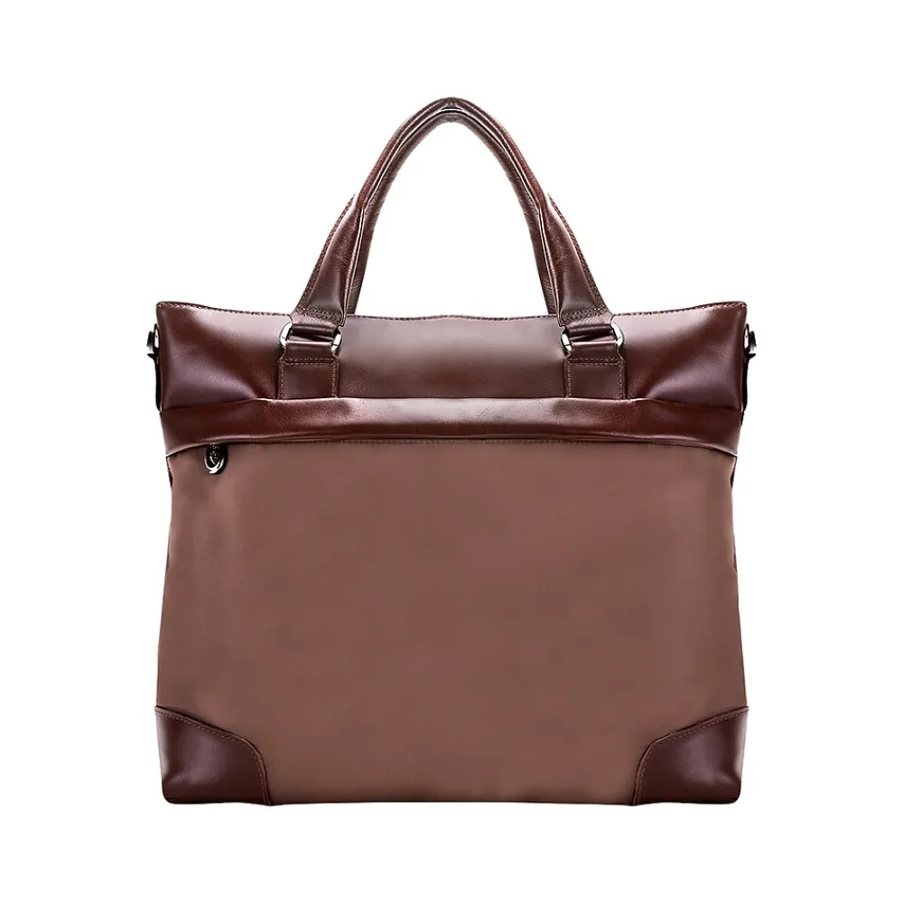 USA N Series EASTWARD Nylon Slim Briefcase, Khaki (18394)<McKlein Clearance