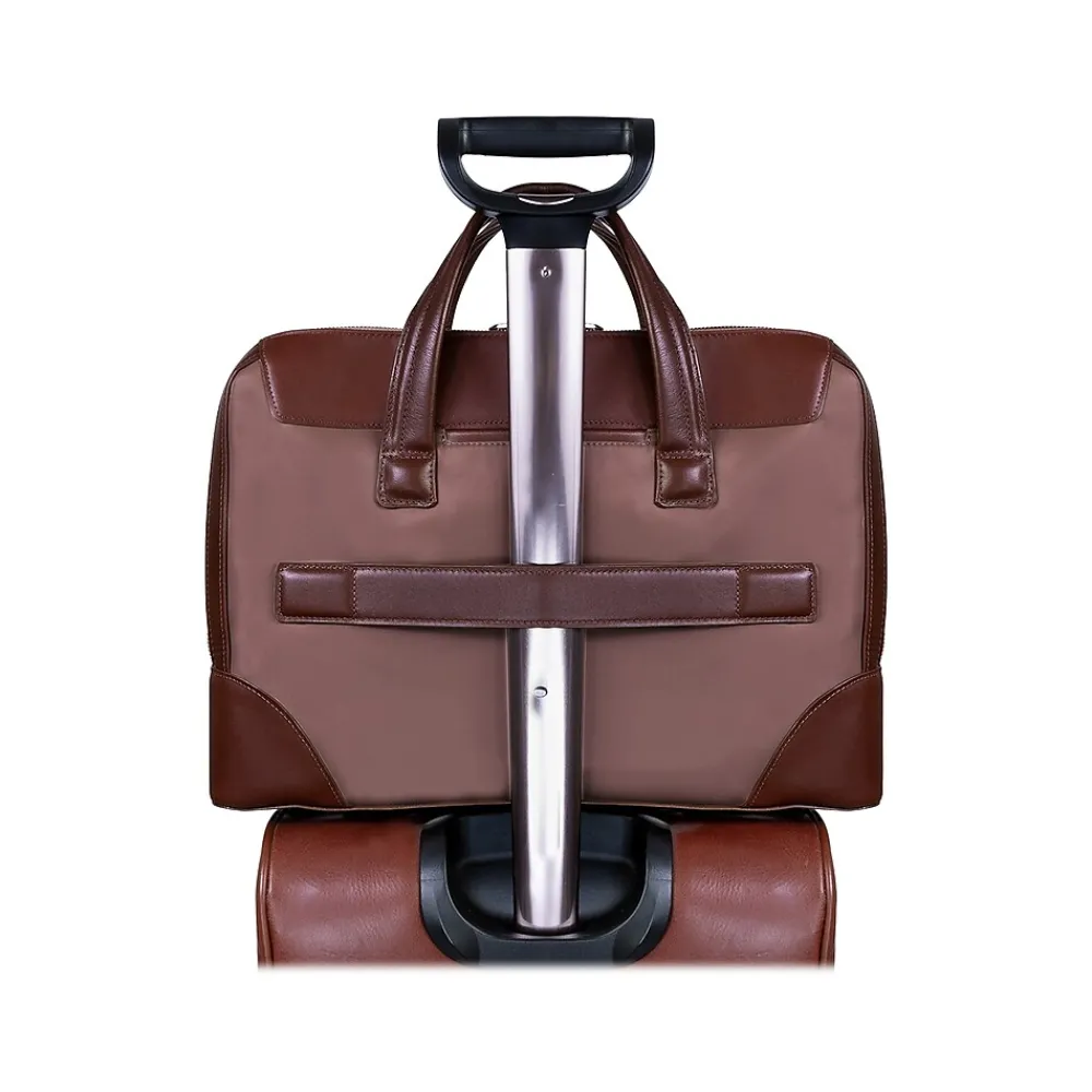 USA N Series HARPSWELL Nylon Pocket Briefcase, Khaki (18564)<McKlein