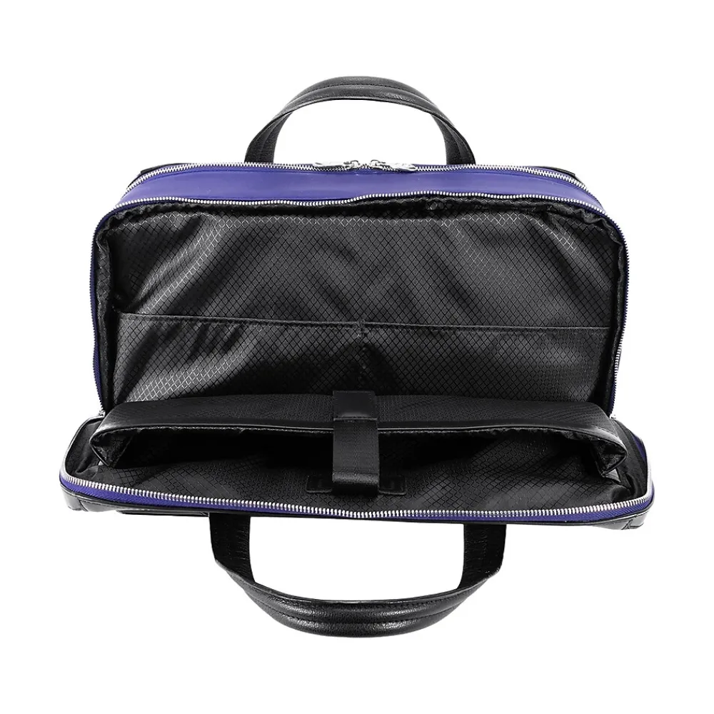 USA N Series HARPSWELL Nylon Pocket Briefcase, Navy (18567)<McKlein