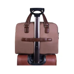 USA N Series HARTFORD Nylon Dual Compartment Briefcase, Khaki (18584)<McKlein Outlet