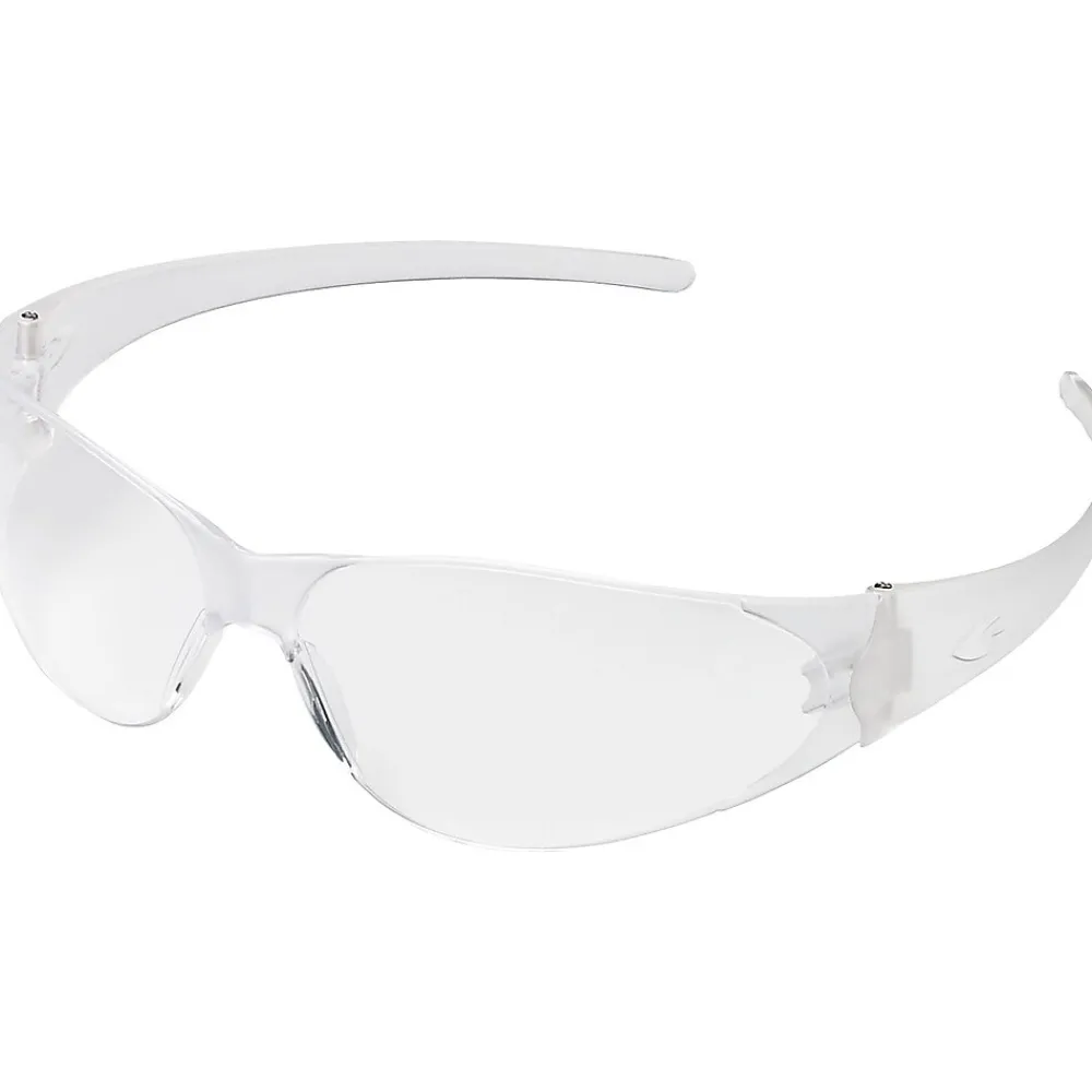 MCR Safety ® Crews Checklite® Safety Glasses, CK110, Clear Lens and Frame, 1 Pair (CK100)