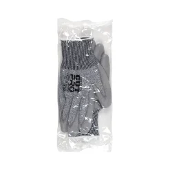MCR Safety Cut Pro Hypermax Fiber/Polyurethane Work Gloves, XS, A2 Cut Level, Salt-and-Pepper/Gray, Dozen (92752PUXS)