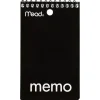 Subject Notebooks|Mead 1-Subject Notebooks, 3" x 5", College Ruled, 60 Sheets, Assorted Colors (45354)