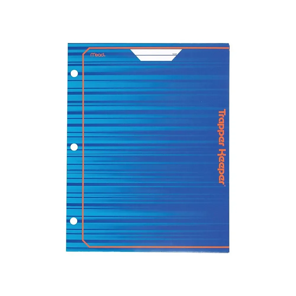 Pocket Folders|Mead Trapper Keeper 3-Hole Punched 2-Pocket Presentation Folders, Assorted Colors (33100)