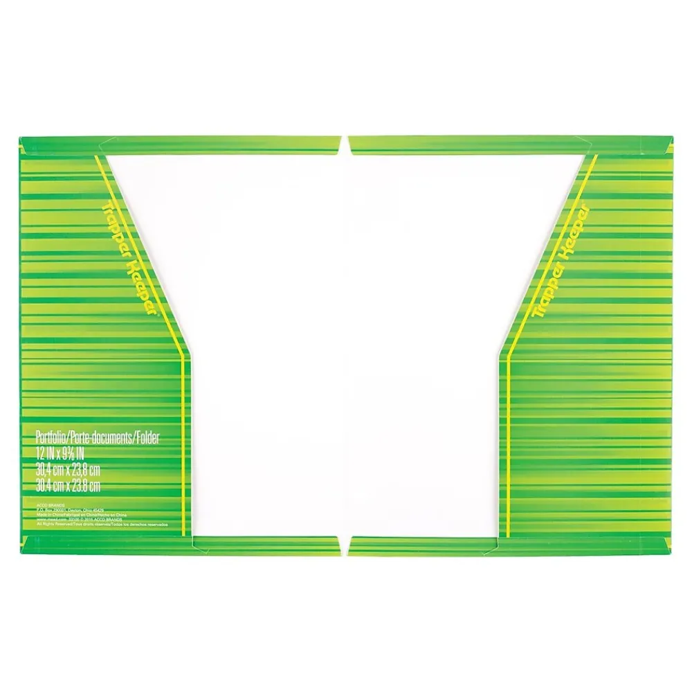 Pocket Folders|Mead Trapper Keeper 3-Hole Punched 2-Pocket Presentation Folders, Assorted Colors (33100)