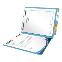 File Folders|Medical Arts Press Heavy Duty End Tab File Folder, Straight Cut, Letter Size, Dark Blue, 40/Box (S-09459-DBL)
