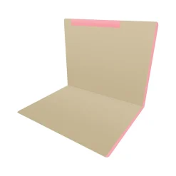 File Folders|Medical Arts Press Heavy-Duty End Tab File Folder, Straight Cut, Letter-Size, Manila, 50/Box (S-09466-PNK)