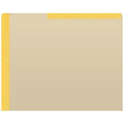 File Folders|Medical Arts Press Heavy-Duty End Tab File Folder, Straight Cut, Letter-Size, Manila, 50/Box (S-09466-YLW)