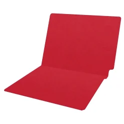 File Folders|Medical Arts Press Heavy-Duty End Tab File Folder, Straight Cut, Letter-Size, Red, 40/Box (S-09458-RED)