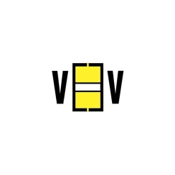 Labels|Medical Arts Press ® Jeter® Compatible Alpha 3-Ring Style Labels, Letter V