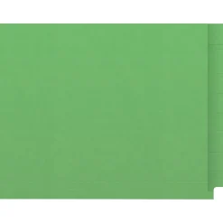 File Folders|Medical Arts Press Kardex Match Reinforced End Tab File Folder, Straight Cut, Letter Size, Green, 50/Box (S-09484-GRN)