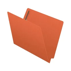 File Folders|Medical Arts Press Reinforced End Tab File Folder, Straight Cut, Letter-Size, Orange, 250/Carton (S-01502-ORG-B)