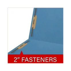 File Folders|Medical Arts Press Reinforced End Tab File Folder, Straight Cut, Letter-Size, Blue, 250/Carton (S-01502-BLU-B)