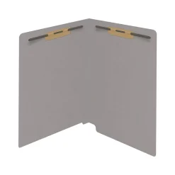 File Folders|Medical Arts Press Reinforced End Tab File Folder, Straight Cut, Letter-Size, Gray, 250/Carton (S-01602-GRY-B)