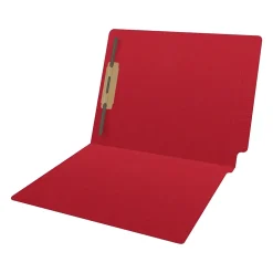 File Folders|Medical Arts Press Reinforced End Tab File Folder, Straight Cut, Letter-Size, Red, 50/Box (S-01601-RED)