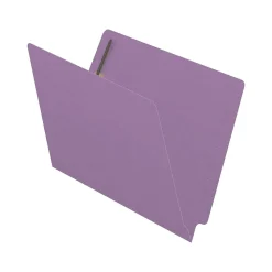 File Folders|Medical Arts Press Reinforced End Tab File Folder, Straight Cut, Letter-Size, Lavender, 50/Box (S-01602-LAV)