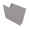 File Folders|Medical Arts Press Reinforced End Tab File Folder, Straight Cut, Letter-Size, Gray, 50/Box (S-01602-GRY)