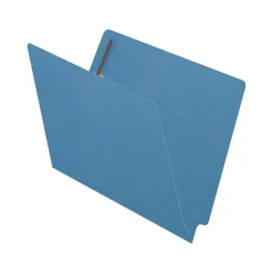 File Folders|Medical Arts Press Reinforced End Tab File Folder, Straight Cut, Letter-Size, Blue, 50/Box (S-01502-BLU)