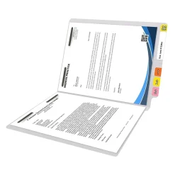 File Folders|Medical Arts Press Reinforced End Tab File Folder, Straight Cut, Letter-Size, White, 50/Box (S-01502-WHT)