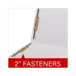 File Folders|Medical Arts Press Reinforced End Tab File Folder, Straight Cut, Letter-Size, White, 50/Box (S-01502-WHT)