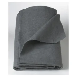 Medline Polyester/Cellulose Emergency Blankets,Gray, 80" L x 40" W, 10/Pack