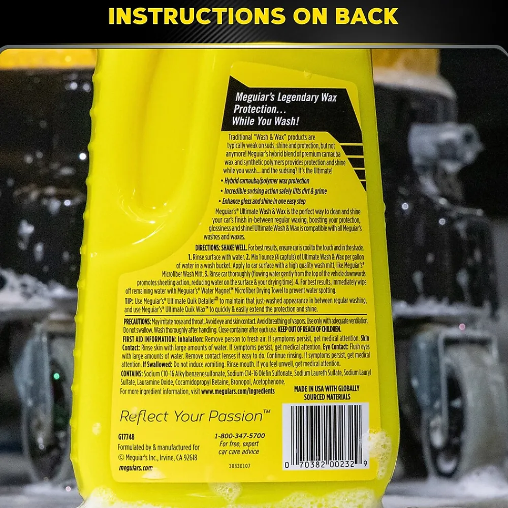 Meguiar's Ultimate Wash and Wax, 48 oz. (G17748C)<3M Clearance