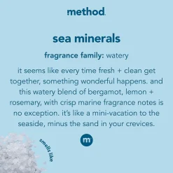 Liquid Dish Soap, Sea Mineral, 18 oz. (10185)<Method