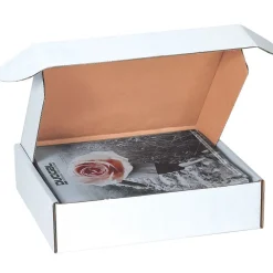 Sale Partners Brand MFL12123 Oyster White 3" x 12" Deluxe Literature Mailers, 50/Bundle