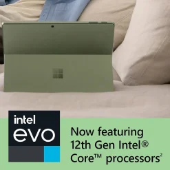 Surface Pro 9 13" Tablet, Intel Core i5-1235U Evo, 8GB Memory, WiFi, 256GB SSD, Windows 11 Home, Forest (QEZ-00052)<Microsoft