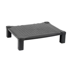 Best Mind Reader Adjustable Plastic Monitor/Laptop Stand, Black (PLMONST-BLK)