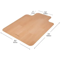 Chair Mats*Mind Reader Hard Floor Chair Mat with Lip, 36