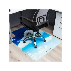 Chair Mats*Mind Reader Hard Floor Chair Mat with Lip, 47