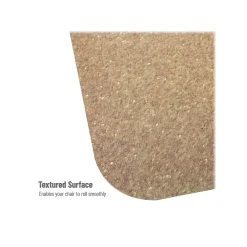 Chair Mats*Mind Reader Hard Floor Chair Mat, 47" x 35", Tan, Polycarbonate (BEACHMAT-ASST)