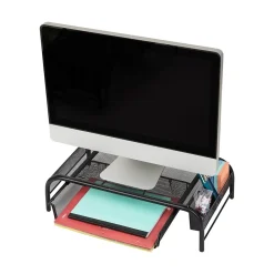 Clearance Mind Reader Monitor Stand with Paper Tray, Up to 24