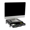 Discount Mind Reader Monitor Stand and Desktop Organizer with 3 Storage Drawers, Black (MONSTA3D-BLK)