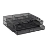 Clearance Mind Reader Monitor Stand Laptop Riser with Storage Drawer, Black (2TDMESHY-BLK)