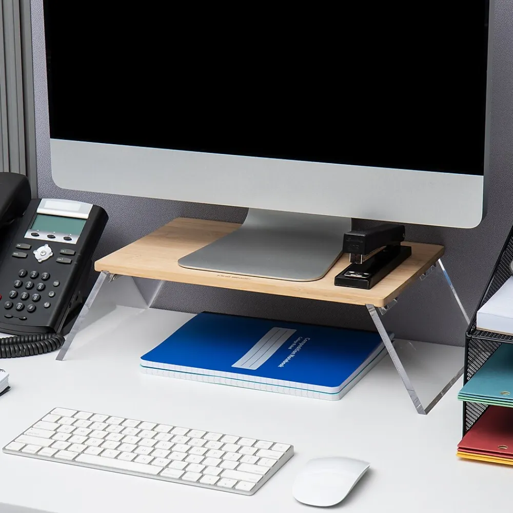 Hot Mind Reader Monitor Stand and Laptop Riser, Brown (MODMONSTA-BRN)